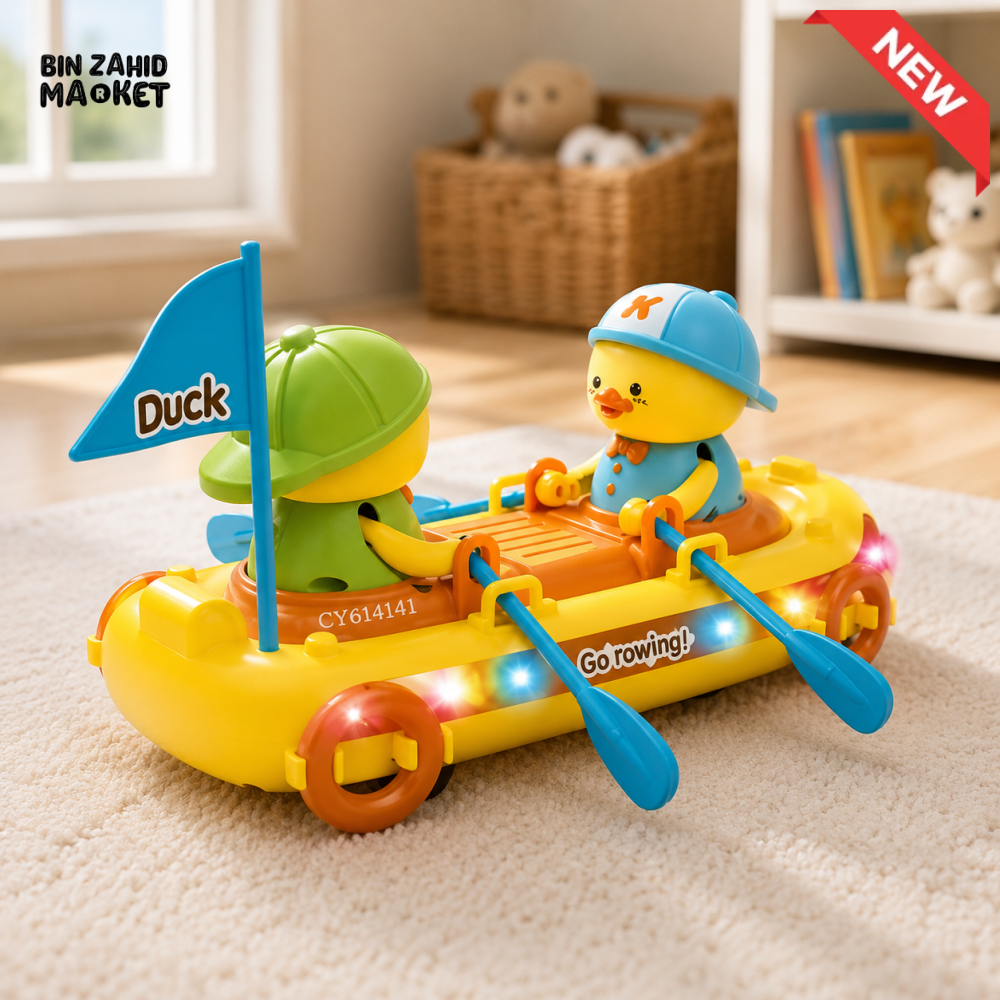 ELECTRIC ROWING DUCK BOAT TOY