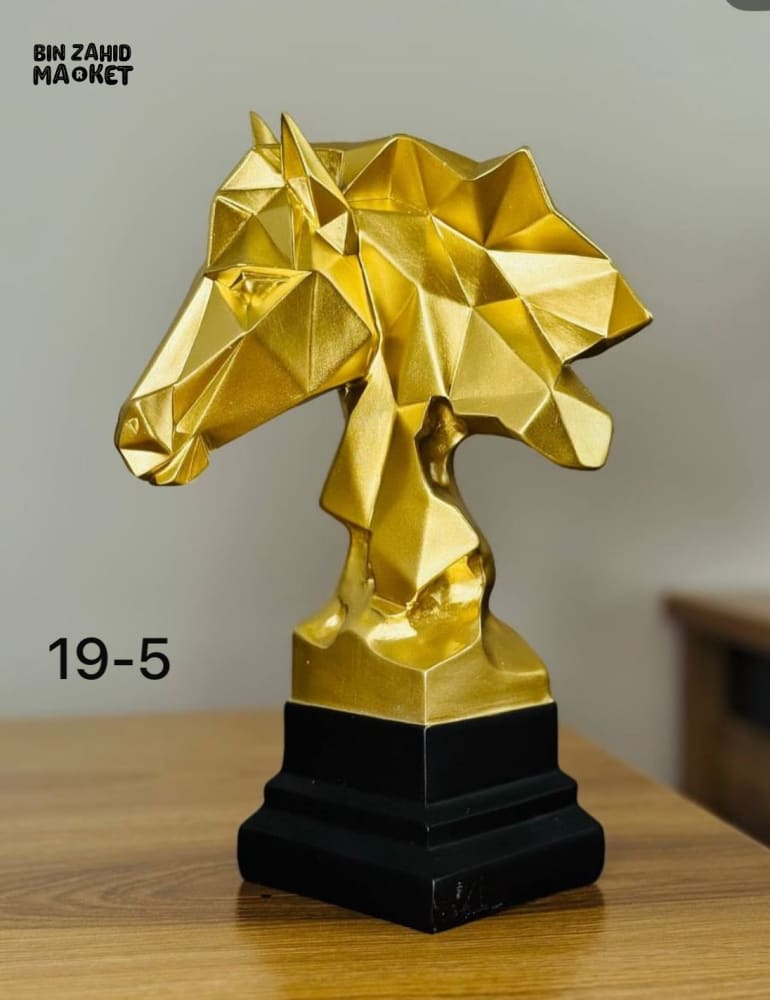 ELEGANT GOLD HORSE HEAD – PREMIUM HOME & OFFICE DECOR