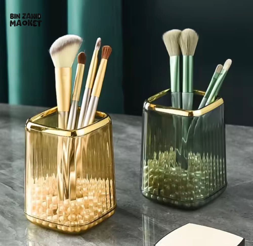 ELEGANT MAKEUP BRUSH HOLDER – STYLISH & DECORATIVE ORGANIZER