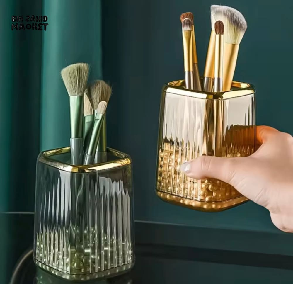 ELEGANT MAKEUP BRUSH HOLDER – STYLISH & DECORATIVE ORGANIZER
