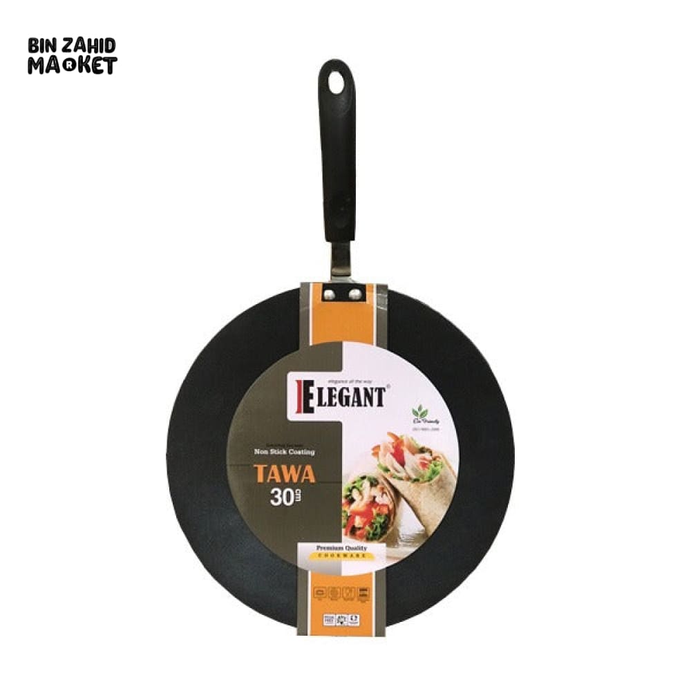 ELEGANT NON STICK TAWA DURABLE, LIGHTWEIGHT & EASY TO CLEAN COOKWARE - 30CM
