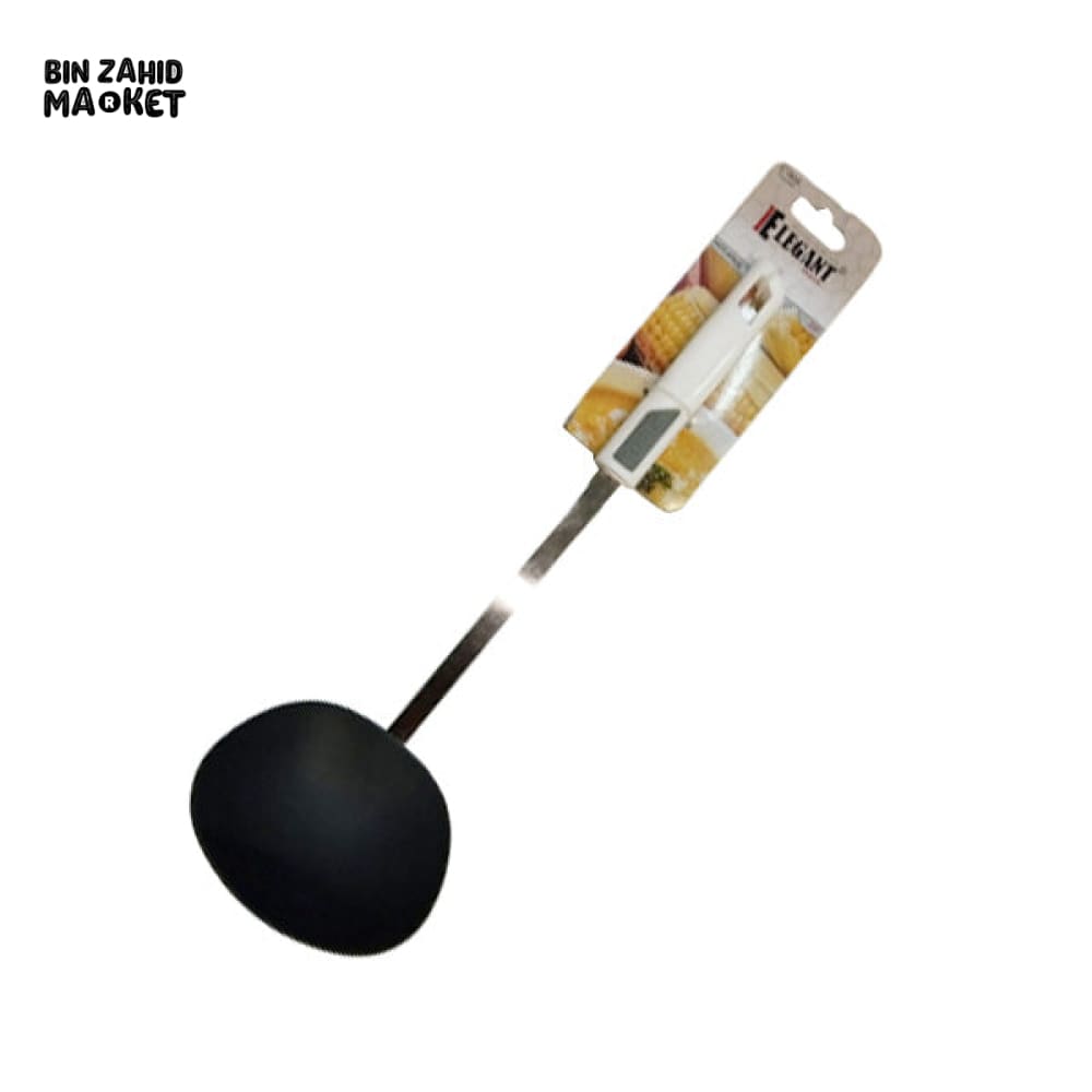ELEGANT NYLON SOUP LADLE – HEAT-RESISTANT NON-STICK COOKING LADLE FOR SERVING SOUPS & SAUCES E7806