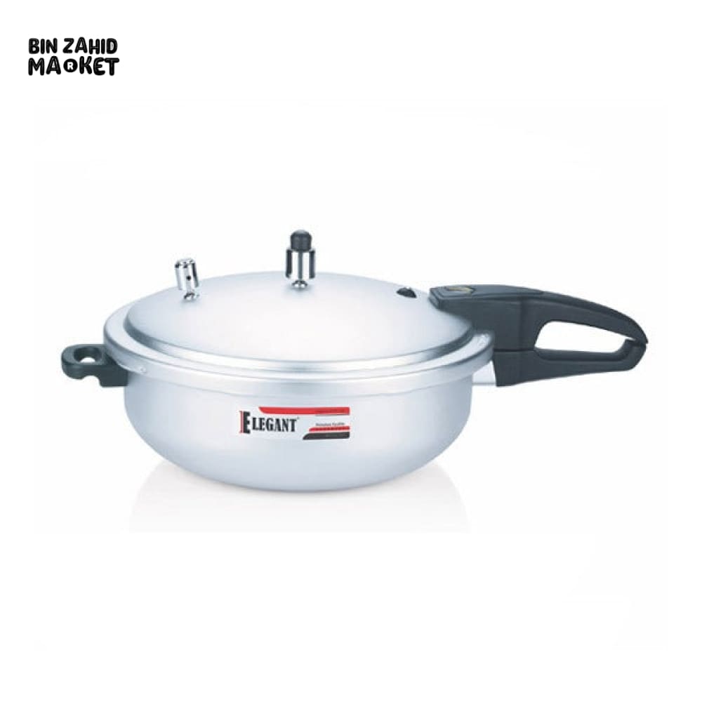 ELEGANT WOK-STYLE PRESSURE COOKER – BOLLITTO SERIES FOR QUICK & EVEN COOKING - 7 LITRE