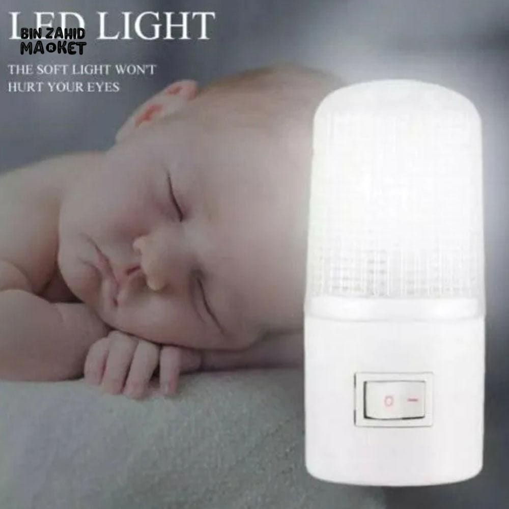 ENERGY-SAVING SOCKET NIGHT LIGHT PAIR – INDOOR LED WALL LAMP FOR STAIRS & HALLWAY