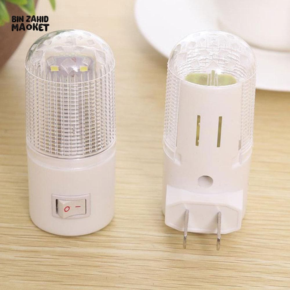ENERGY-SAVING SOCKET NIGHT LIGHT PAIR – INDOOR LED WALL LAMP FOR STAIRS & HALLWAY