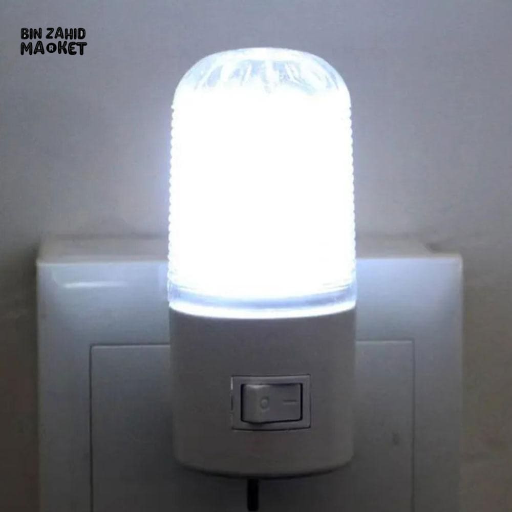 ENERGY-SAVING SOCKET NIGHT LIGHT PAIR – INDOOR LED WALL LAMP FOR STAIRS & HALLWAY