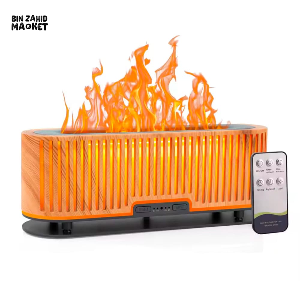 ESSENTIAL OIL DIFFUSER WITH SALT LAMP – QUIET HUMIDIFIER & LED LIGHTS