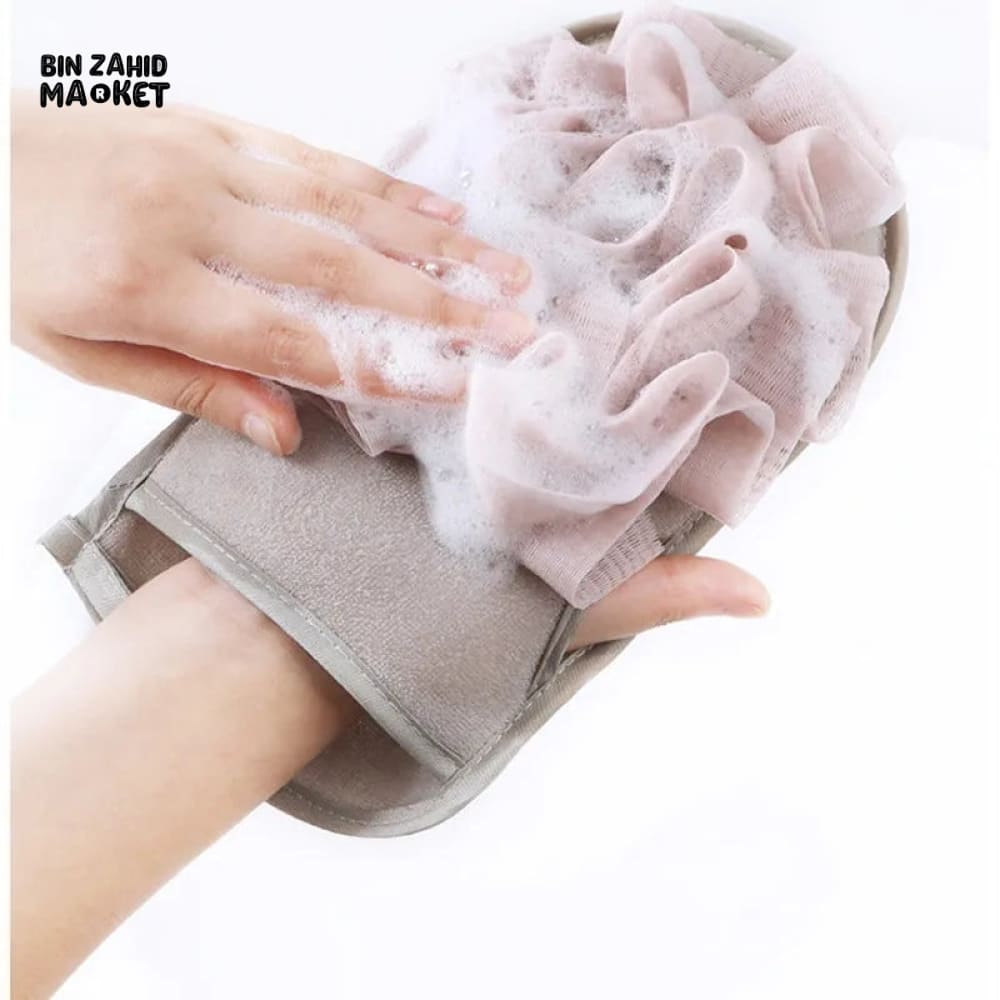 EXFOLIATING BATH SHOWER GLOVES