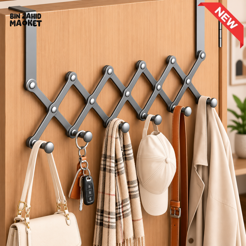 EXPANDABLE OVER-THE-DOOR HOOK RACK
