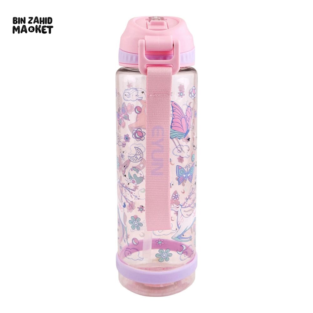 EYUN KIDS FANCY WATER BOTTLE FREE SIP PINK SB-09 750ML