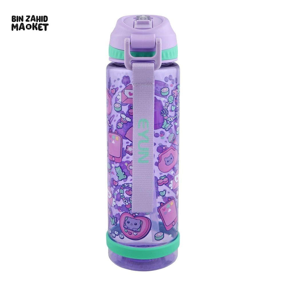 EYUN KIDS FANCY WATER BOTTLE FREE SIP PURPLE SB-09 750ML