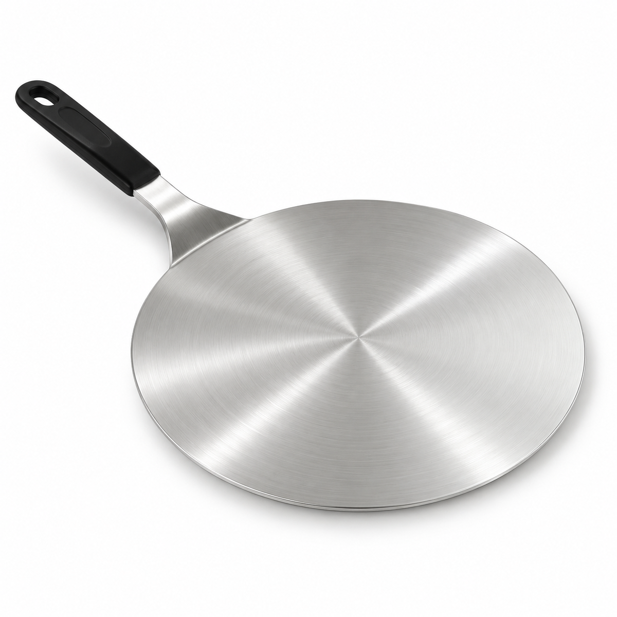 Danny Home Silver Tawa With Black Handle