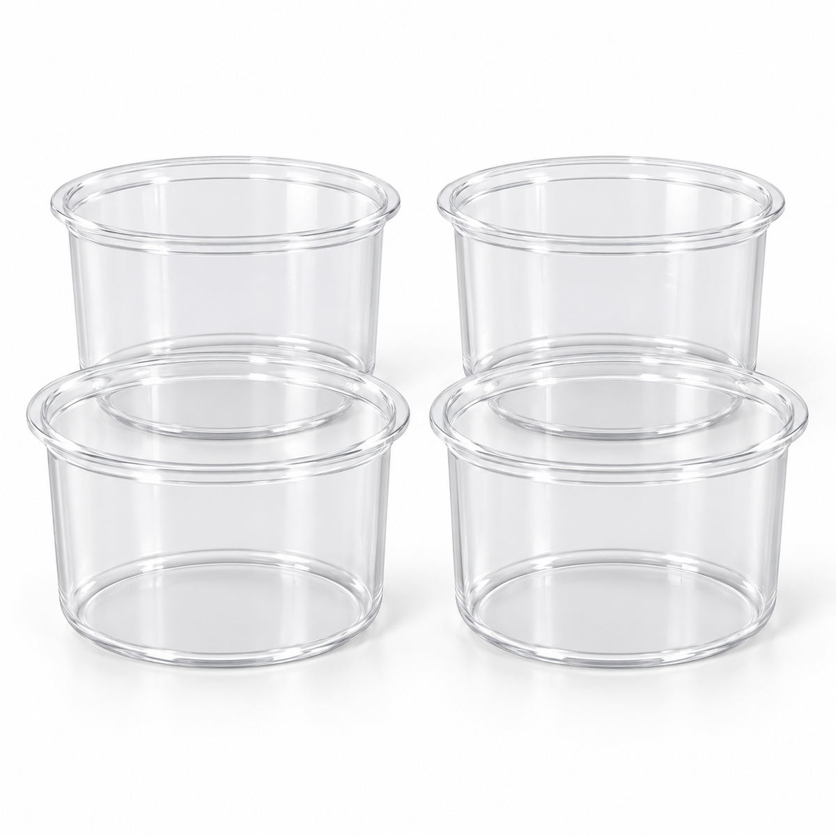 Danny Home 4 Piece Clear Dessert Cup Set - 200 ml
