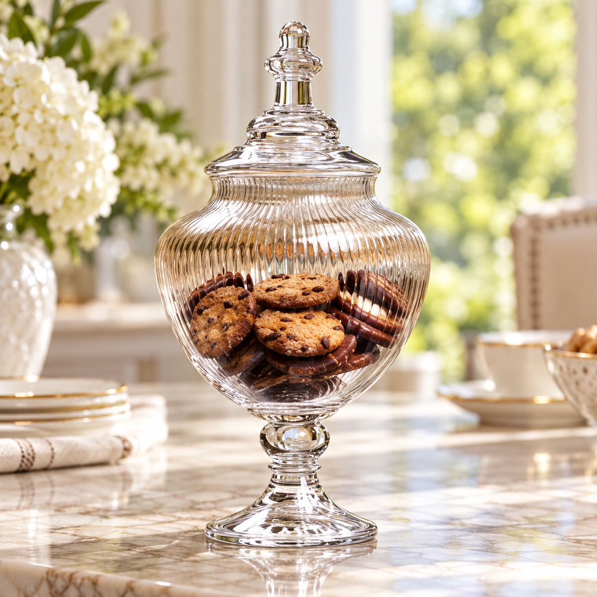 Danny Home Footed Biscuit Jar
