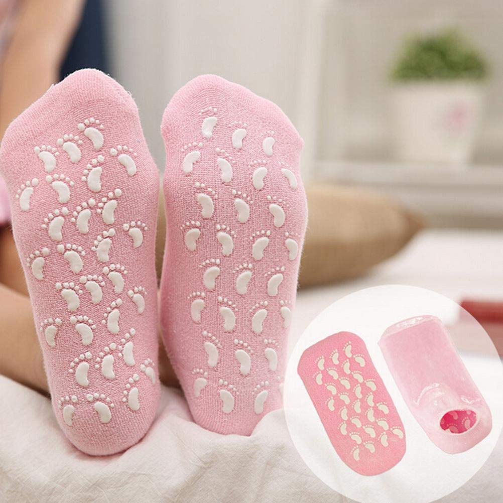 CRACK HEALS SILICONE MOISTURIZING GEL SOCKS