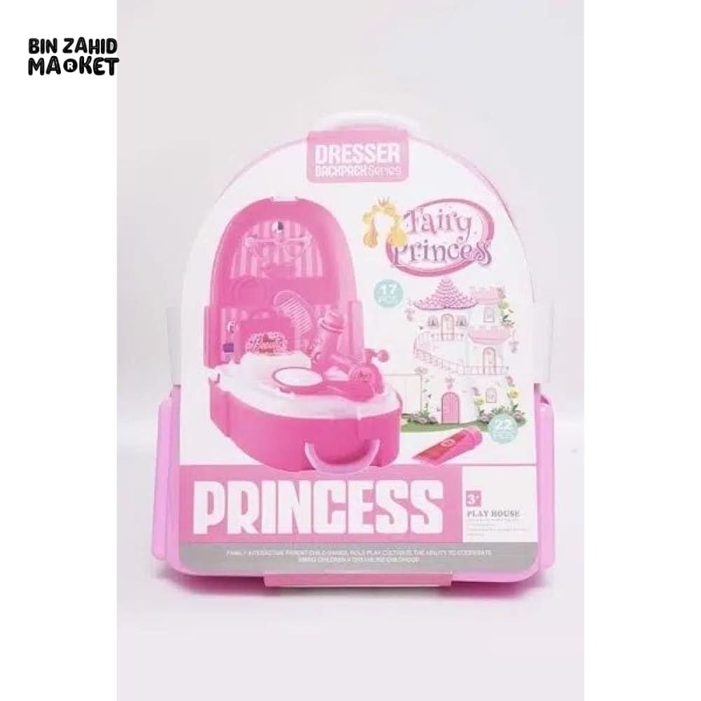 FAIRY PRINCESS KIDS 17 PIECES MAKEUP BAG