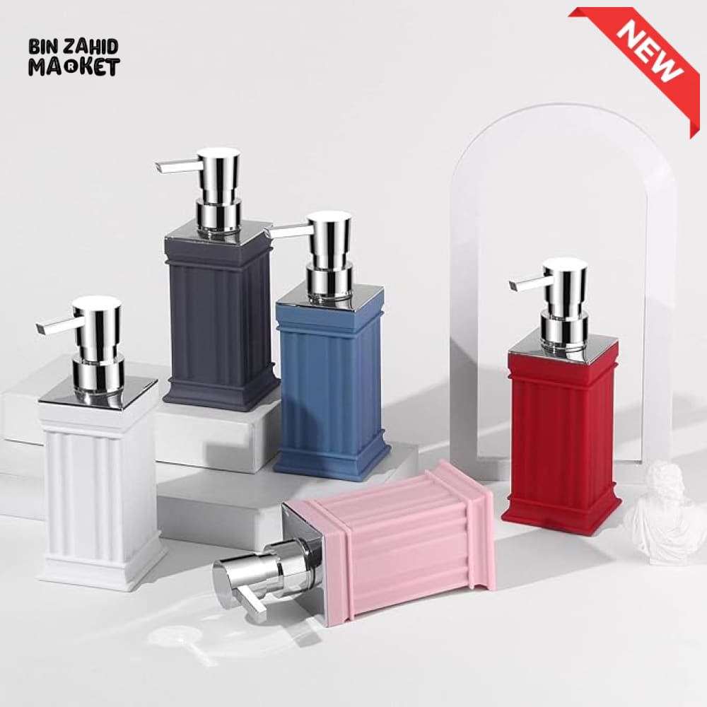 FANCY LOTION & SOAP DISPENSER – PILLAR DESIGN PUMP BOTTLE