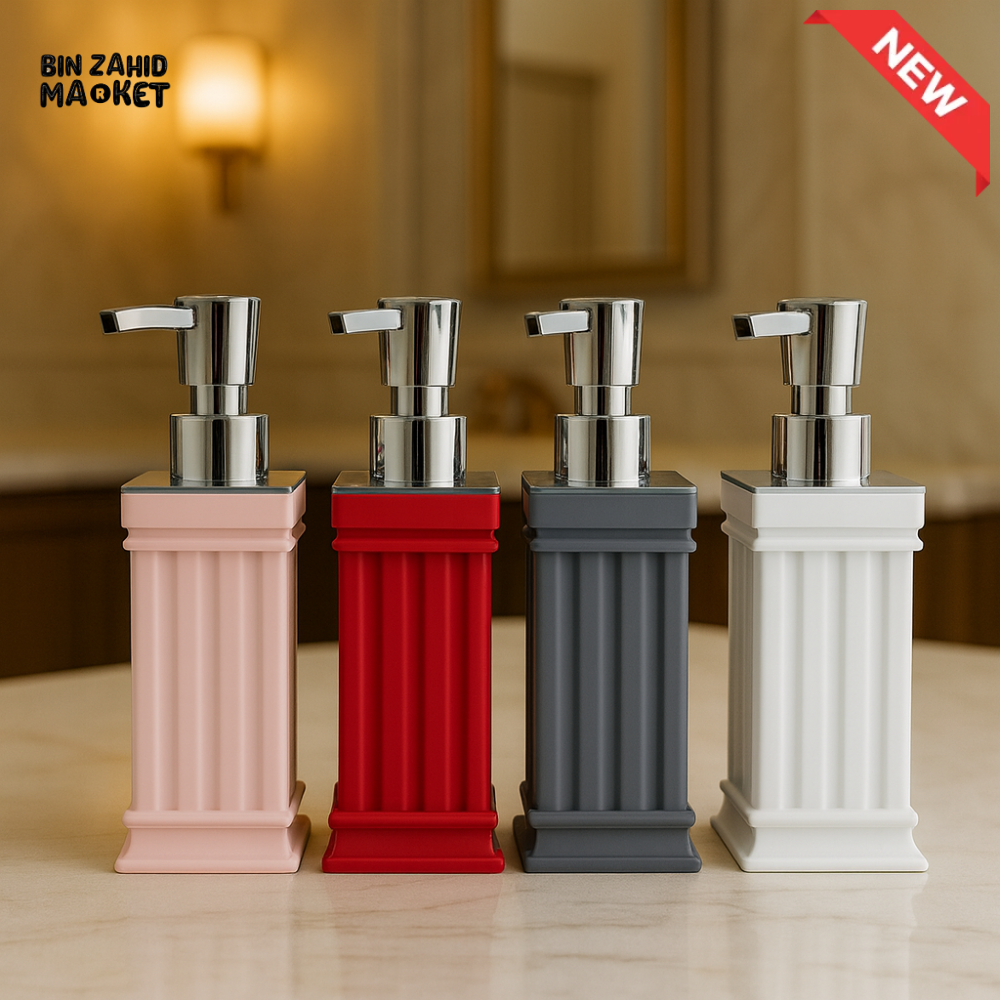 FANCY LOTION & SOAP DISPENSER – PILLAR DESIGN PUMP BOTTLE