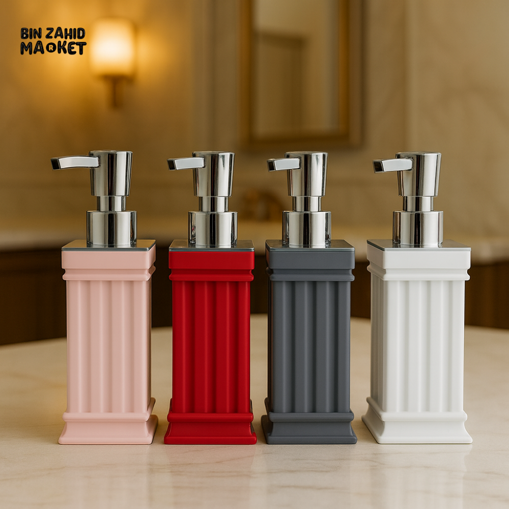 FANCY LOTION & SOAP DISPENSER – PILLAR DESIGN PUMP BOTTLE