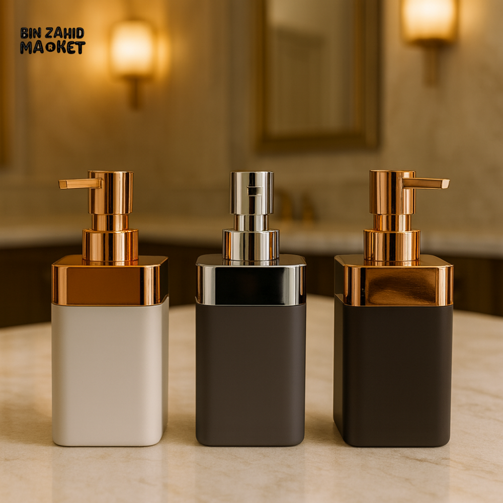 FANCY REFILLABLE DISPENSER – SOAP SHAMPOO & LOTION
