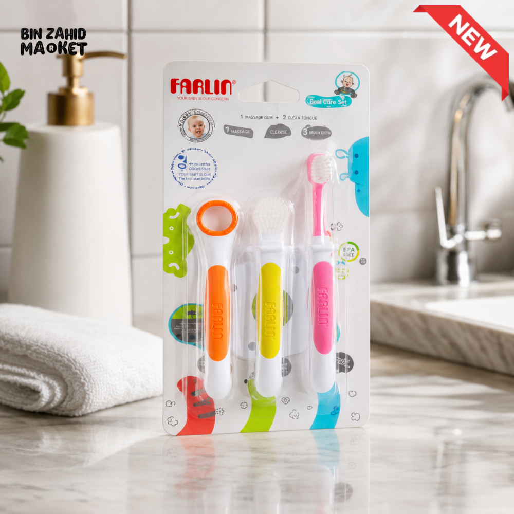 FARLIN 3 STAGE BABY ORAL HYGIENE SET