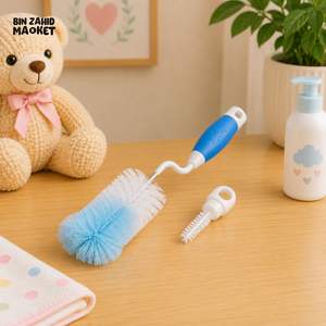 FARLIN BOTTLE & NIPPLE BRUSH - BLUE