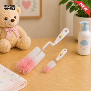 FARLIN BOTTLE & NIPPLE BRUSH - WHITE