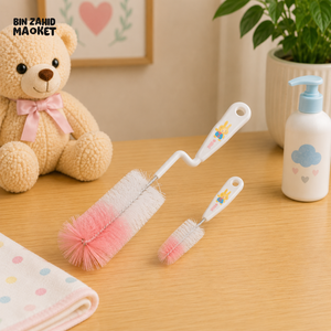 FARLIN BOTTLE & NIPPLE BRUSH - WHITE