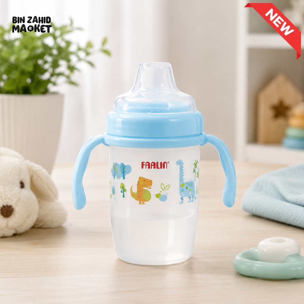 FARLIN DRINKING CUP STEP 2-SPOUT 240ML-GREEN