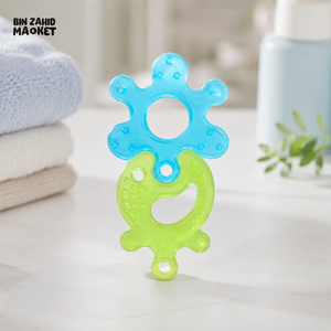 FARLIN PUZZLE GUM SOOTHER - GREEN & BLUE