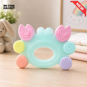 FARLIN SILICONE GUM SOOTHER - GREEN CRAB