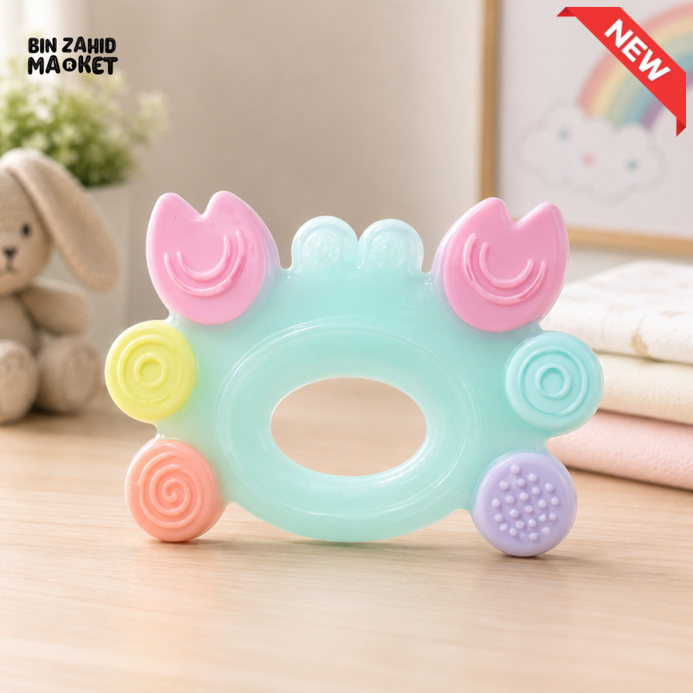FARLIN SILICONE GUM SOOTHER - GREEN CRAB