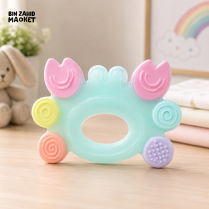 FARLIN SILICONE GUM SOOTHER - GREEN CRAB