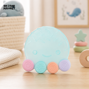 FARLIN SILICONE GUM SOOTHER - GREEN OCTOPUS