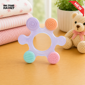 FARLIN SILICONE GUM SOOTHER - INDIGO STARFISH