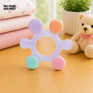 FARLIN SILICONE GUM SOOTHER - INDIGO STARFISH