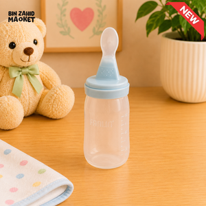 FARLIN SQUEEZABLE EASY SPOON FEEDER 180ML - BLUE