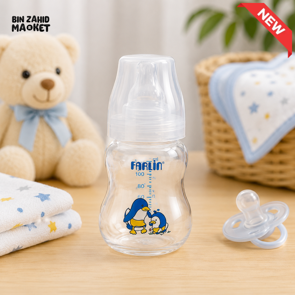 FARLIN WIDE NECK FEEDING BOTTLE 200CC