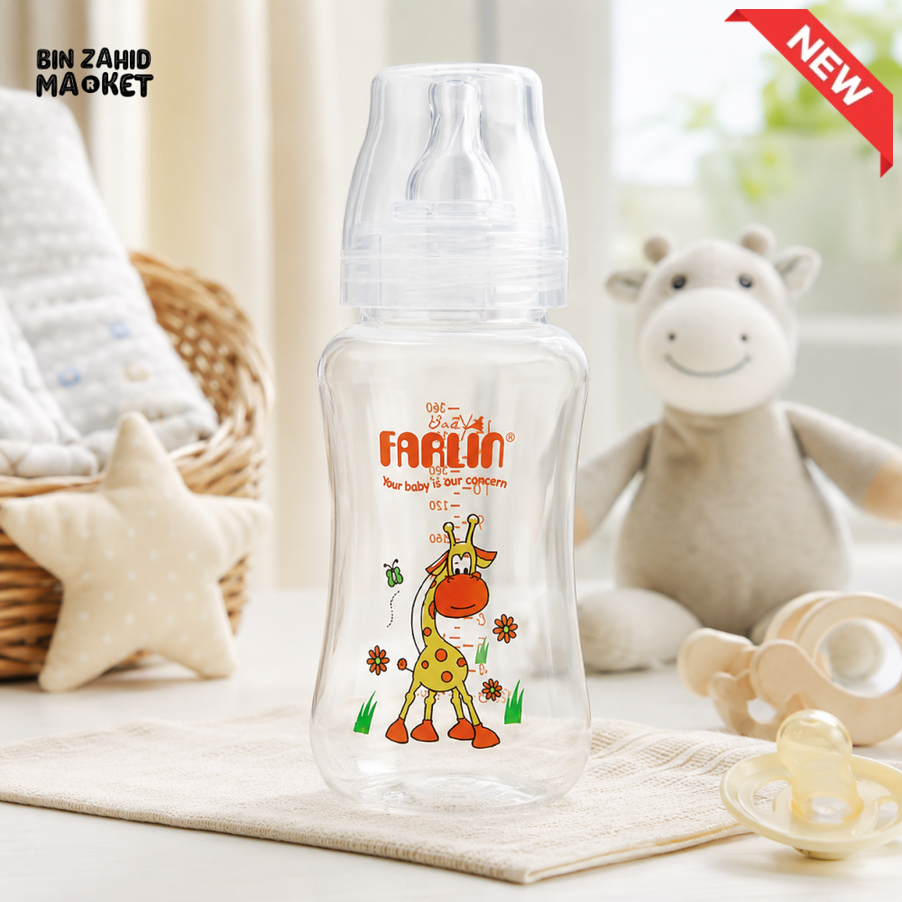 FARLIN WIDE NECK FEEDING BOTTLE 360CC