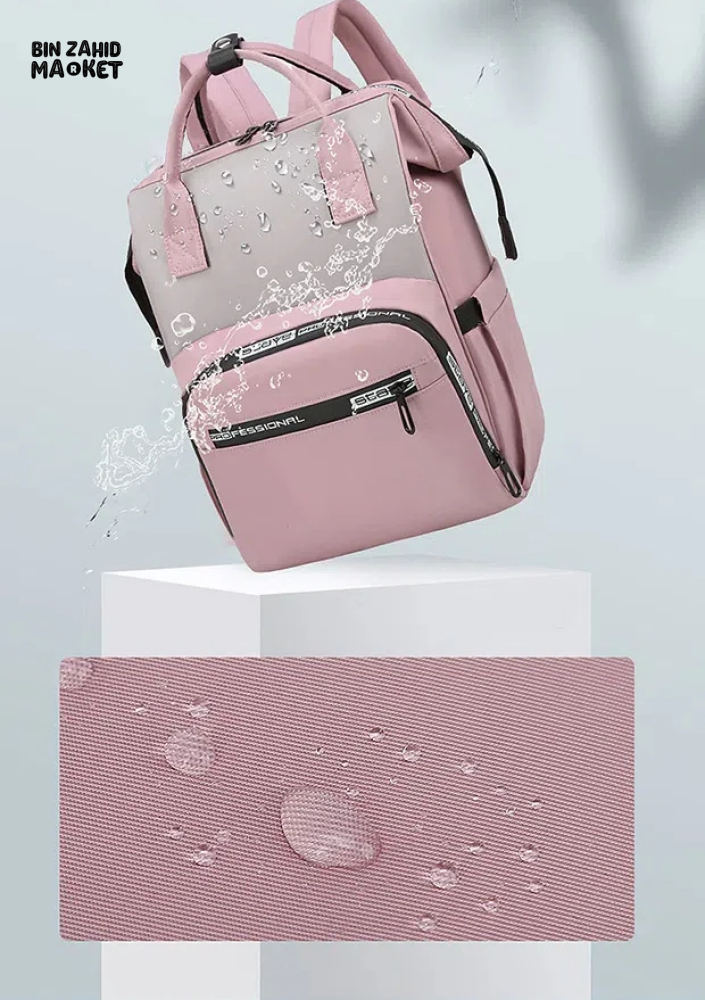 FASHIONABLE MOMMY BACKPACK LARGE CAPACITY TRAVEL STORAGE BAG