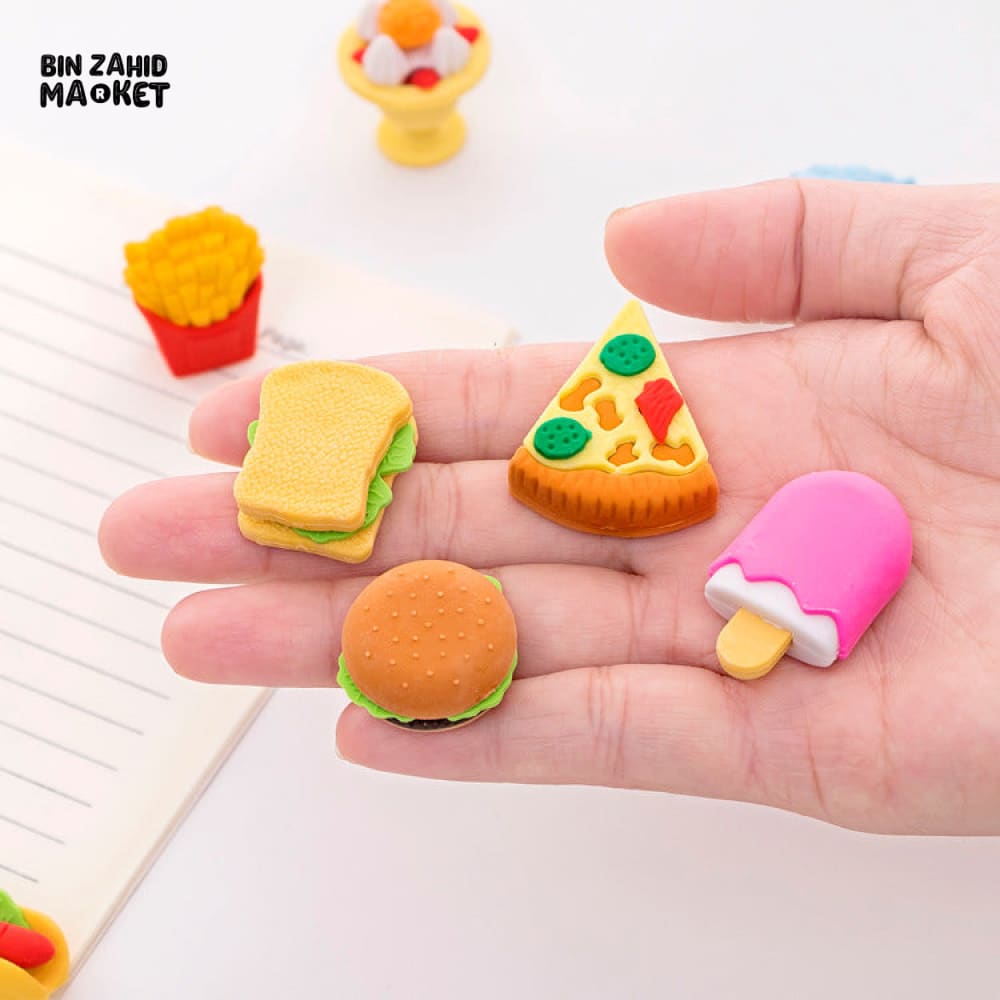 FAST FOOD ERASERS
