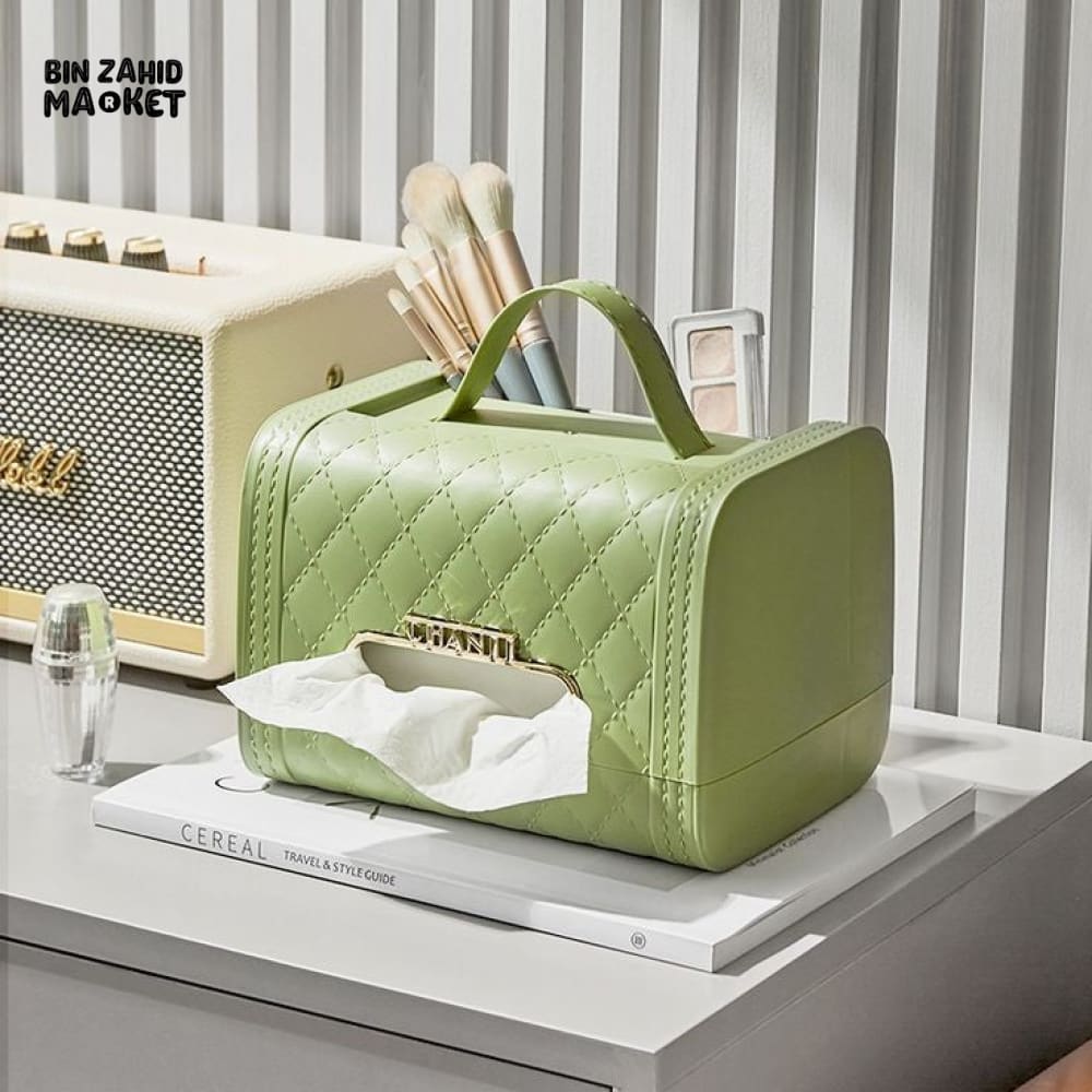 FAUX BAG LOOKALIKE TISSUE BOX