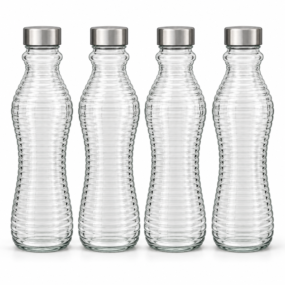 Danny Home 1 Piece Ribbed Water Bottle - 500 ml