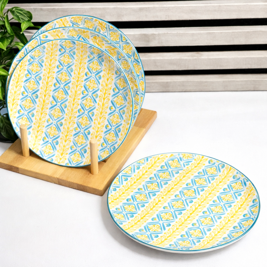 DANNY HOME MEDITERRANEAN PATTERN CERAMIC FLAT PLATE 19CM -75P 2004