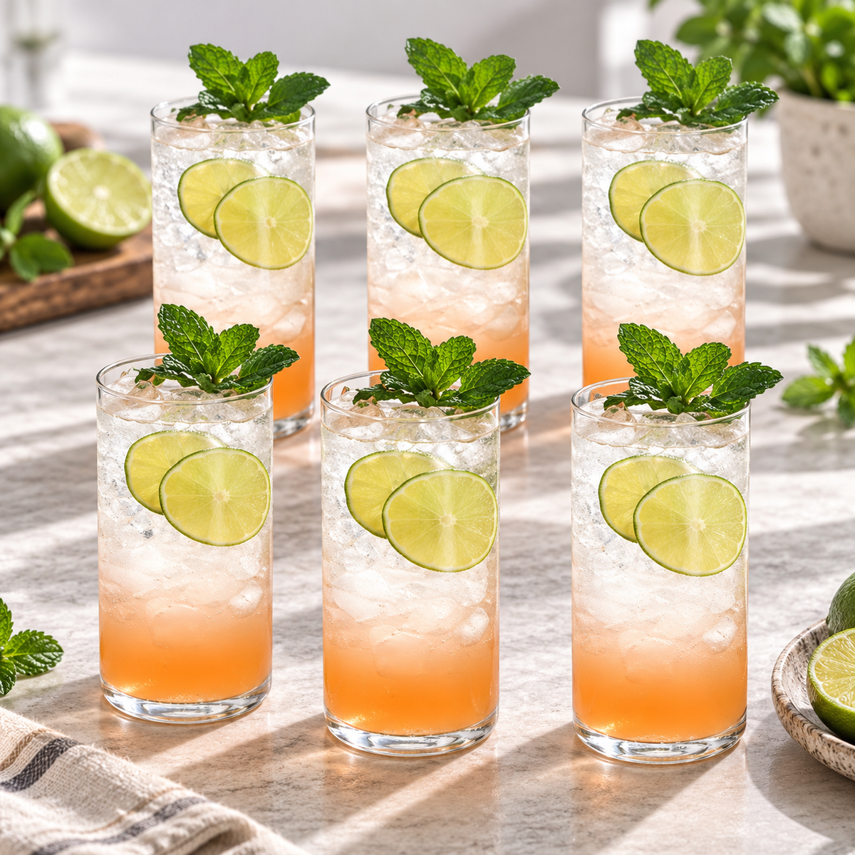 Danny Home 6 Piece Tall Drinking Glass Set - 415 ml