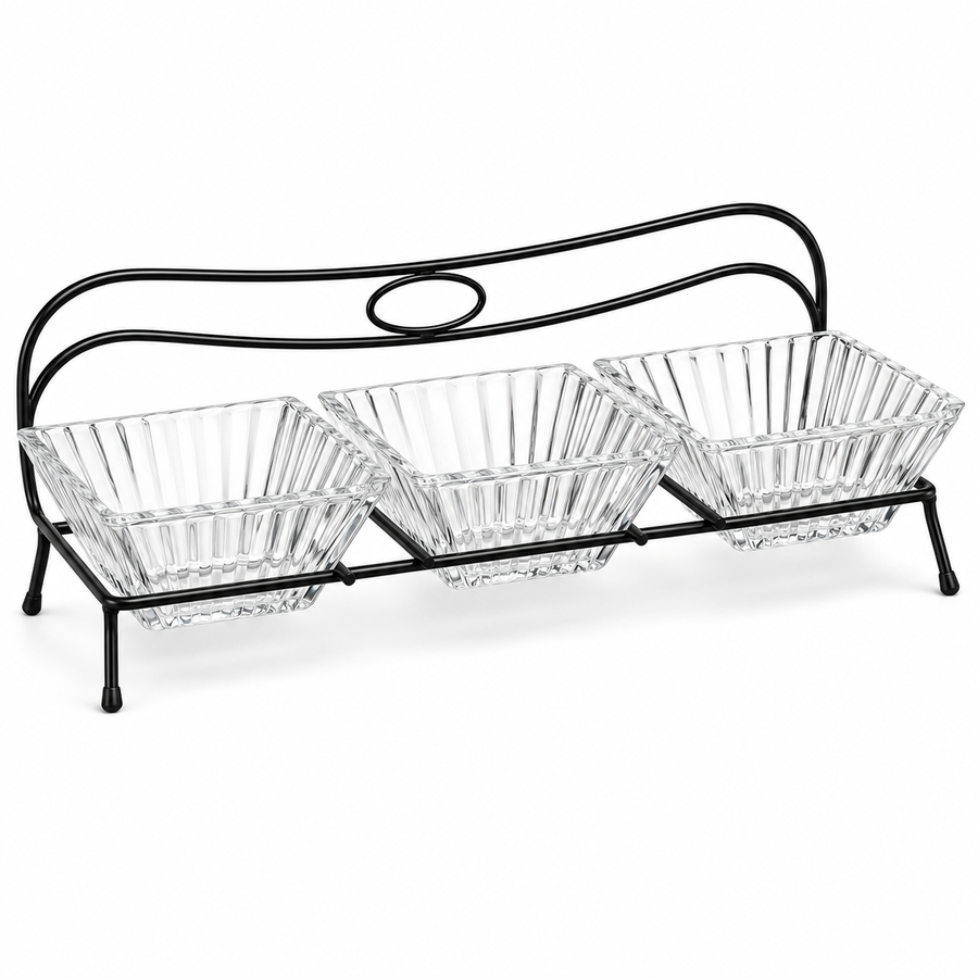Danny Home Three Bowl Serving Stand - 250ml