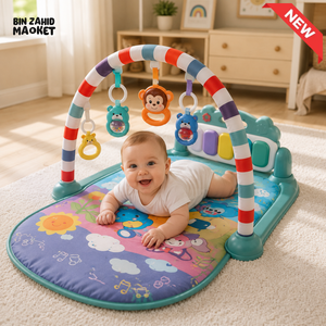 FISHER-PRICE BABY ACTIVITY PLAY GYM MAT - GREEN