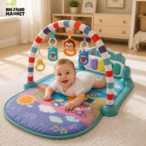 FISHER-PRICE BABY ACTIVITY PLAY GYM MAT - GREEN