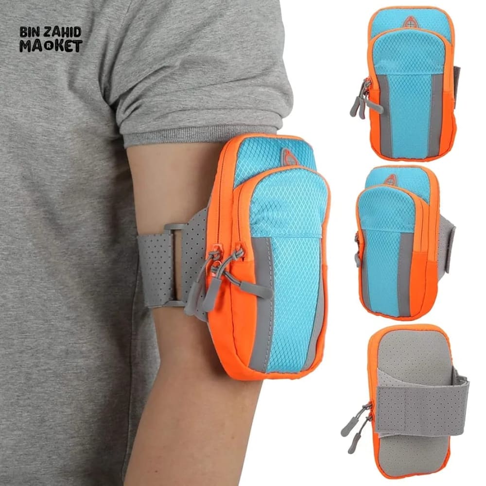 FITNESS ARM BAG – PHONE HOLDER WITH ZIP POCKET FOR KEYS & ID