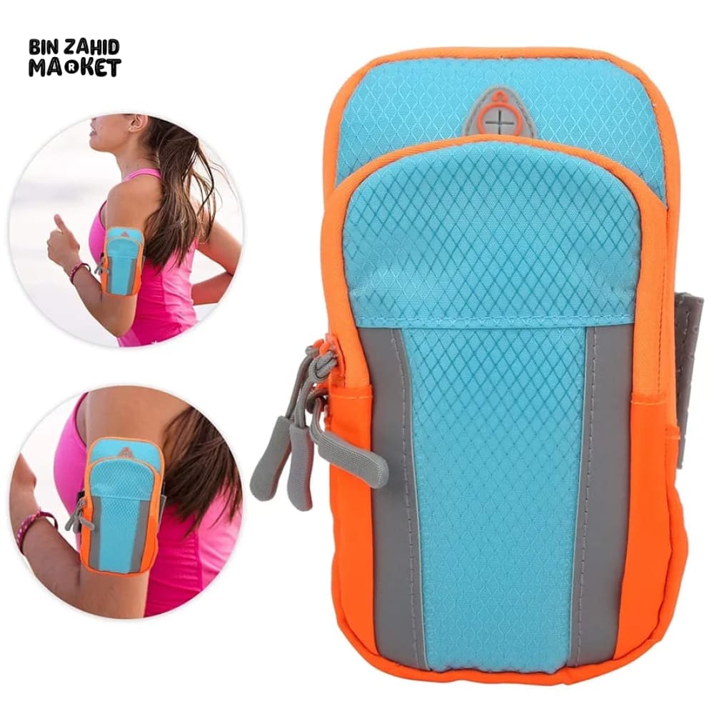 FITNESS ARM BAG – PHONE HOLDER WITH ZIP POCKET FOR KEYS & ID